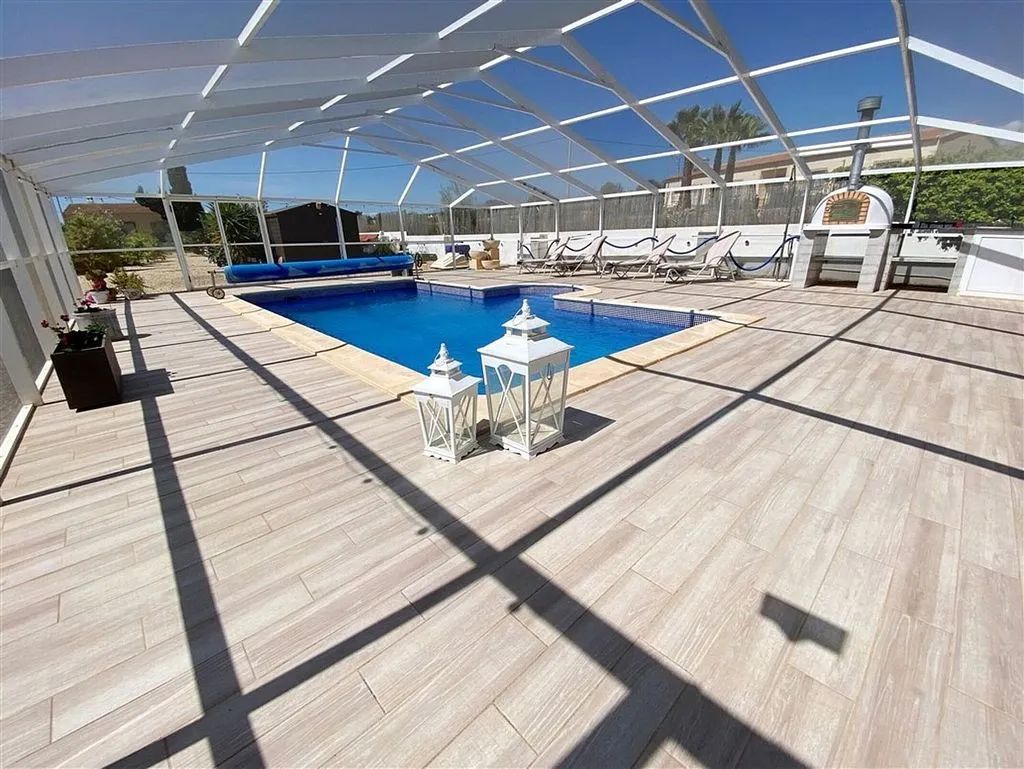 Piscine - Modern Chalet with Pool and Terrace in Huércal-Overa