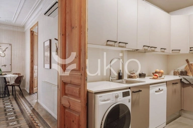 Cuisine - Apartment with Balcony in L'Antiga Esquerra de l'Eixample