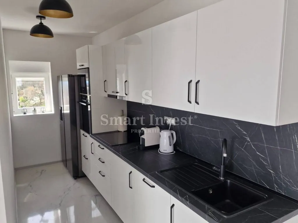 Köök - Modern Apartment with Sea View in Matulji