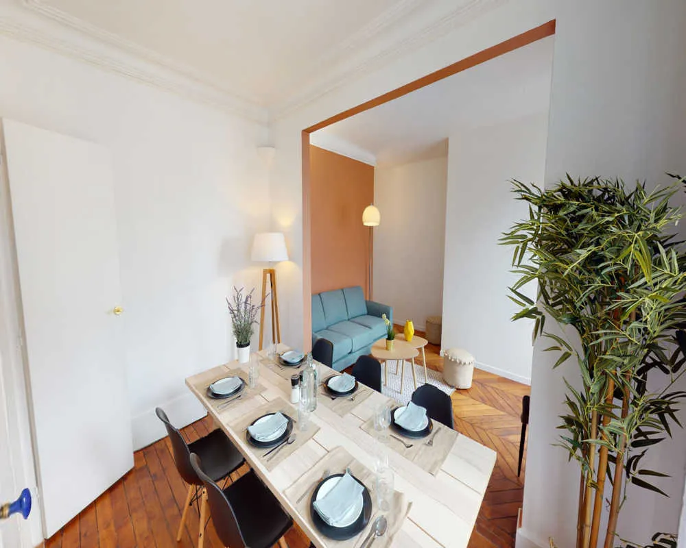 Salle à manger - Chambre Meublée à Necker, Paris