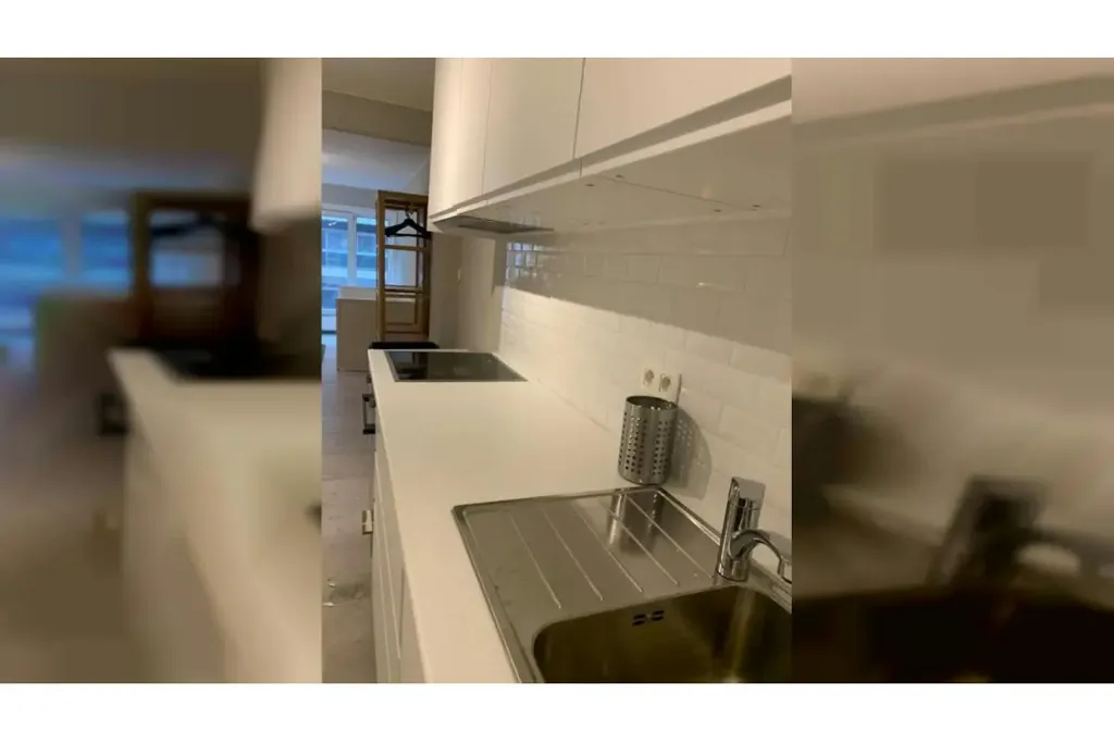 Cucina - Furnished Studio in Squares, Brussels