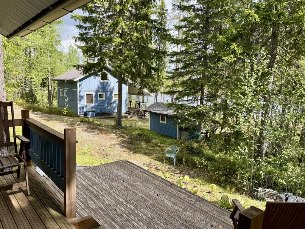 Terrasse - Cottage with Private Lakefront in Töysä