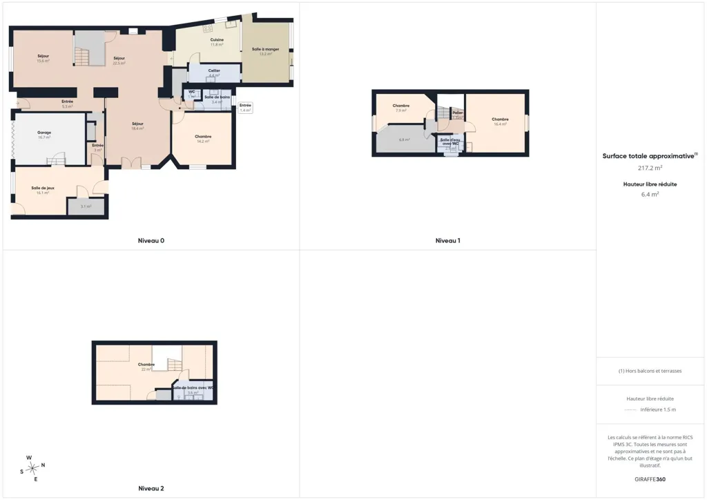 Plan - Grande Maison de Charme avec Jardin à Saint-Paul