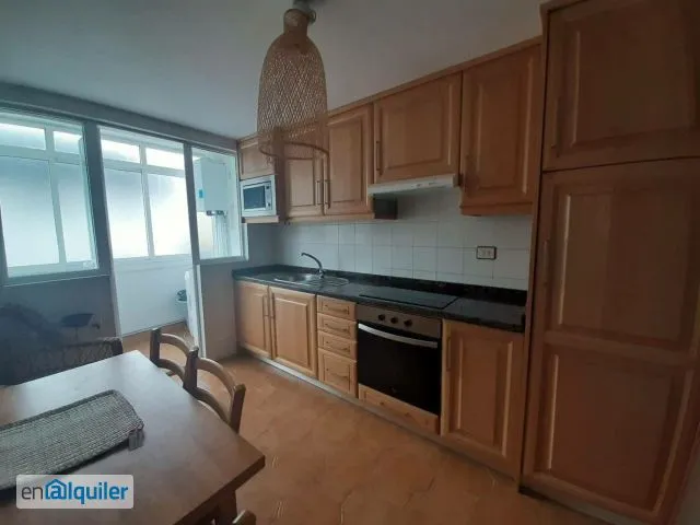 Kitchen - Furnished Flat with Terrace in Fonteculler