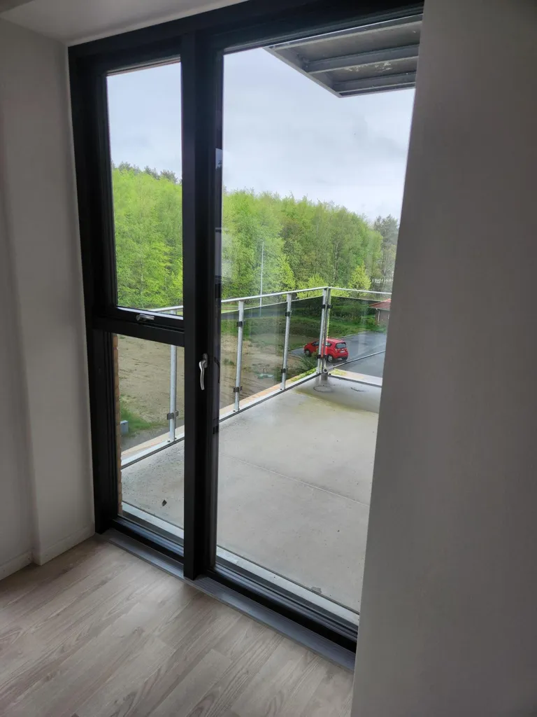 Balcony - Bright Apartment with Balcony in Silkeborg