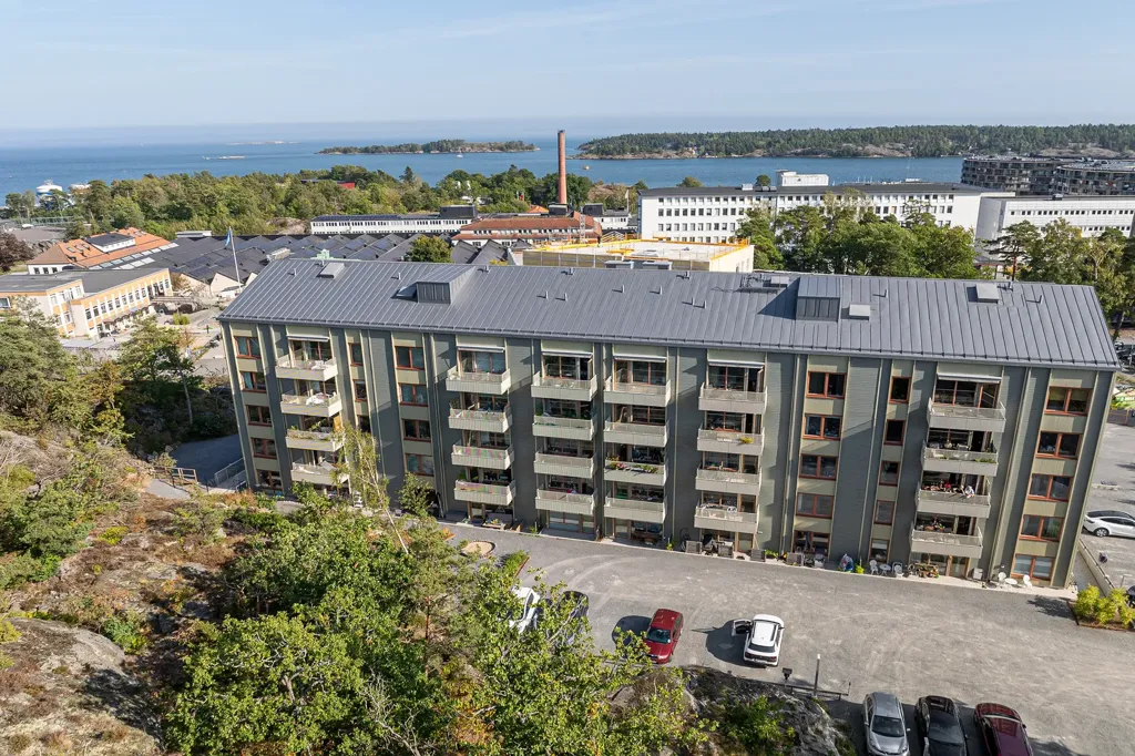Vue aérienne - Three-bedroom Apartment with West View in Nynäshamn