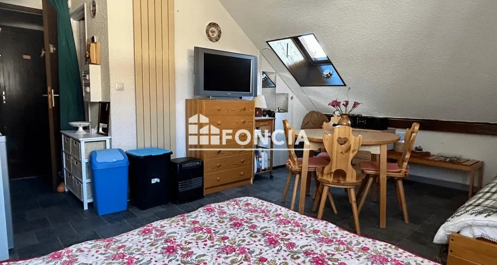 Camere da letto - Studio with Ski Access in Saint-François-Longchamp
