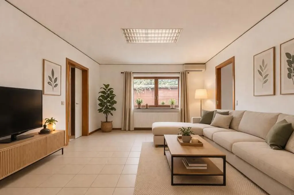 Séjour - Immeuble de Rendement avec Appartements et Local Commercial à Overmere
