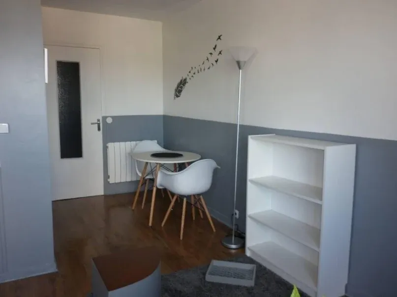 Dining Room - Meubled Studio with Balcony in Aubervilliers