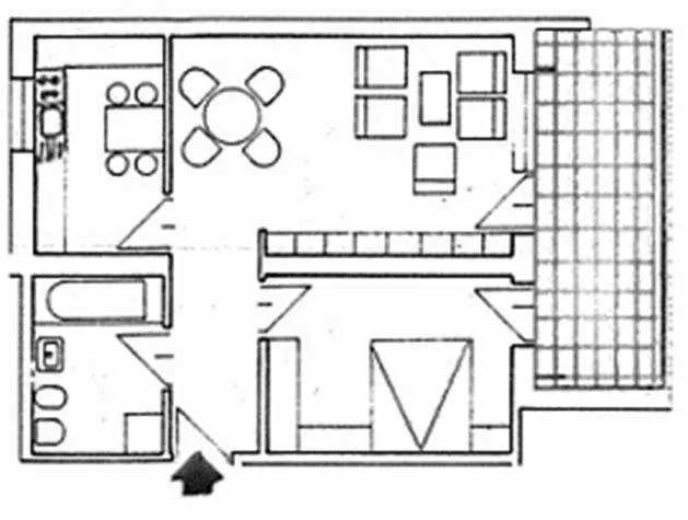 2-room apartment in Lana