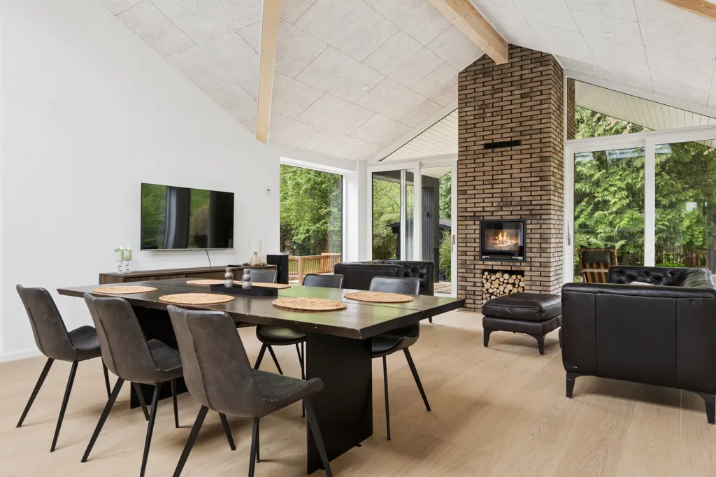 Salle à manger - New Summerhouse with Large Windows in Asserbo