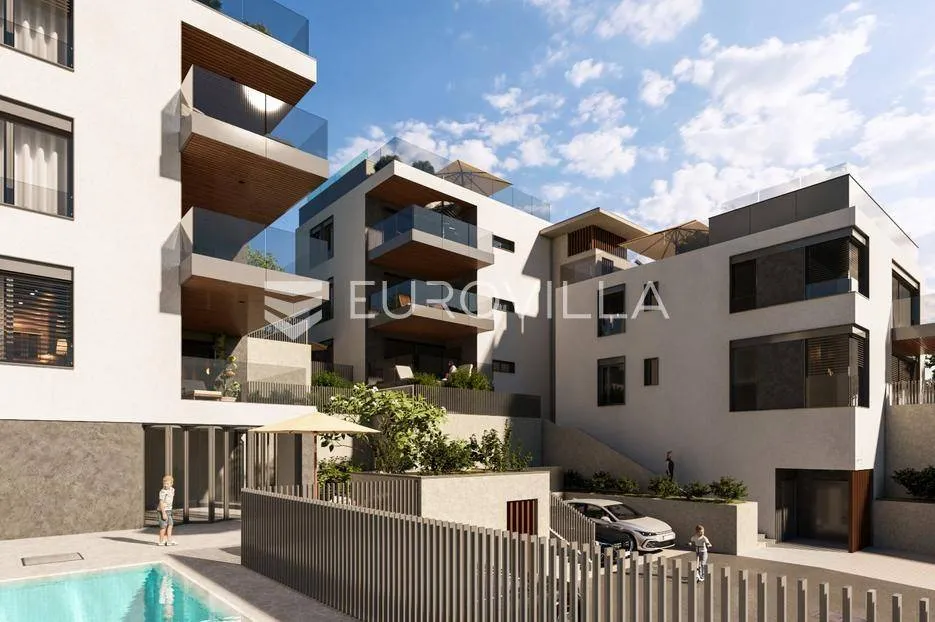 Extérieur - Two-Bedroom Apartment with Sea View in Primošten