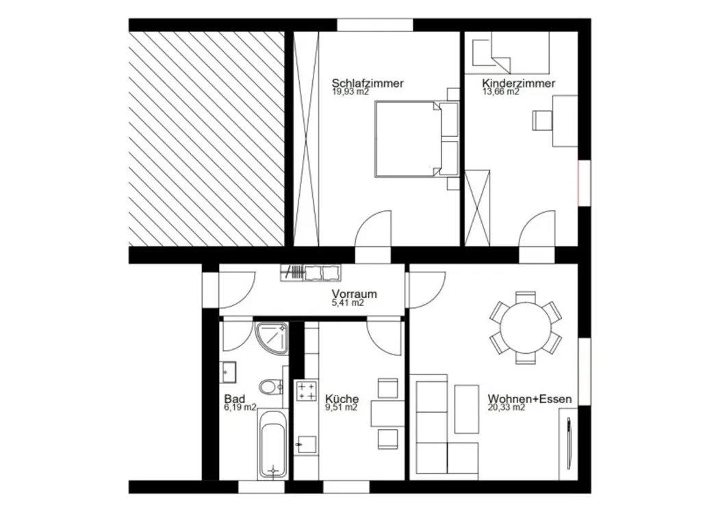 Plan - Maisonette Apartment in Central Linz