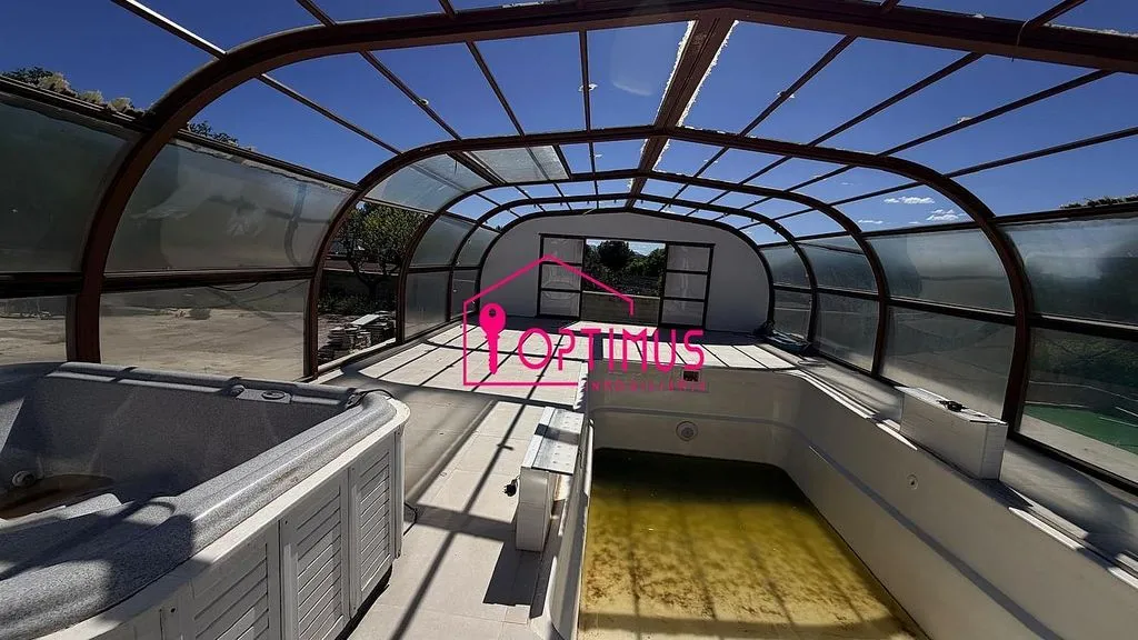 Terrasse - Chalet with Pool and Terrace in Turís