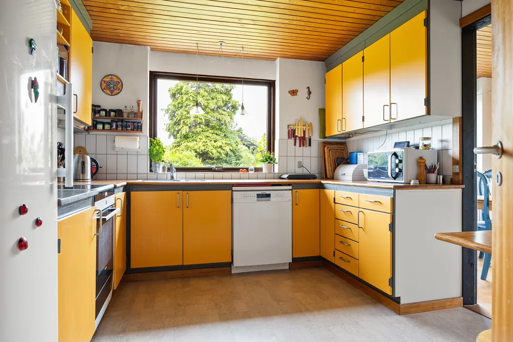Cucina - Villa with Lake View in Ravnsnæs