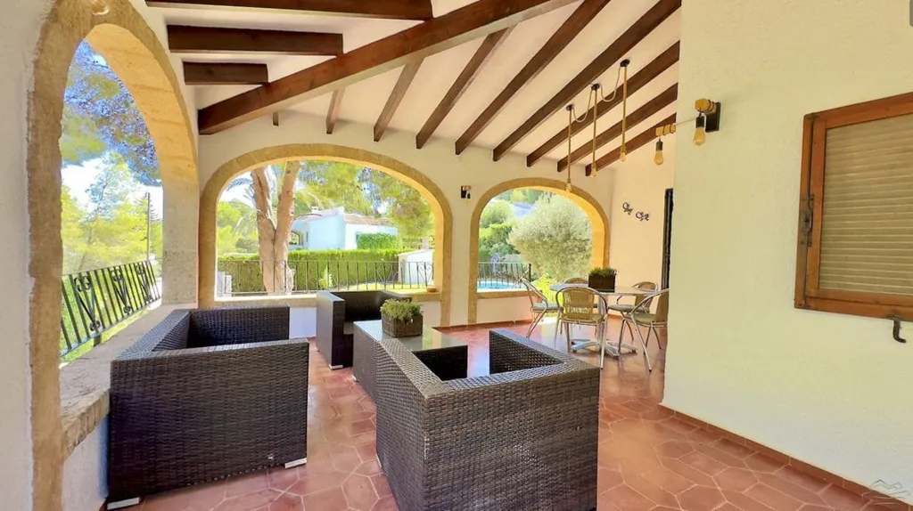 Terrasse - Villa with Private Pool in Cap Martí, Jávea