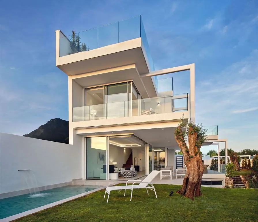 Piscine - Luxury Villa with Sea View in Marbella