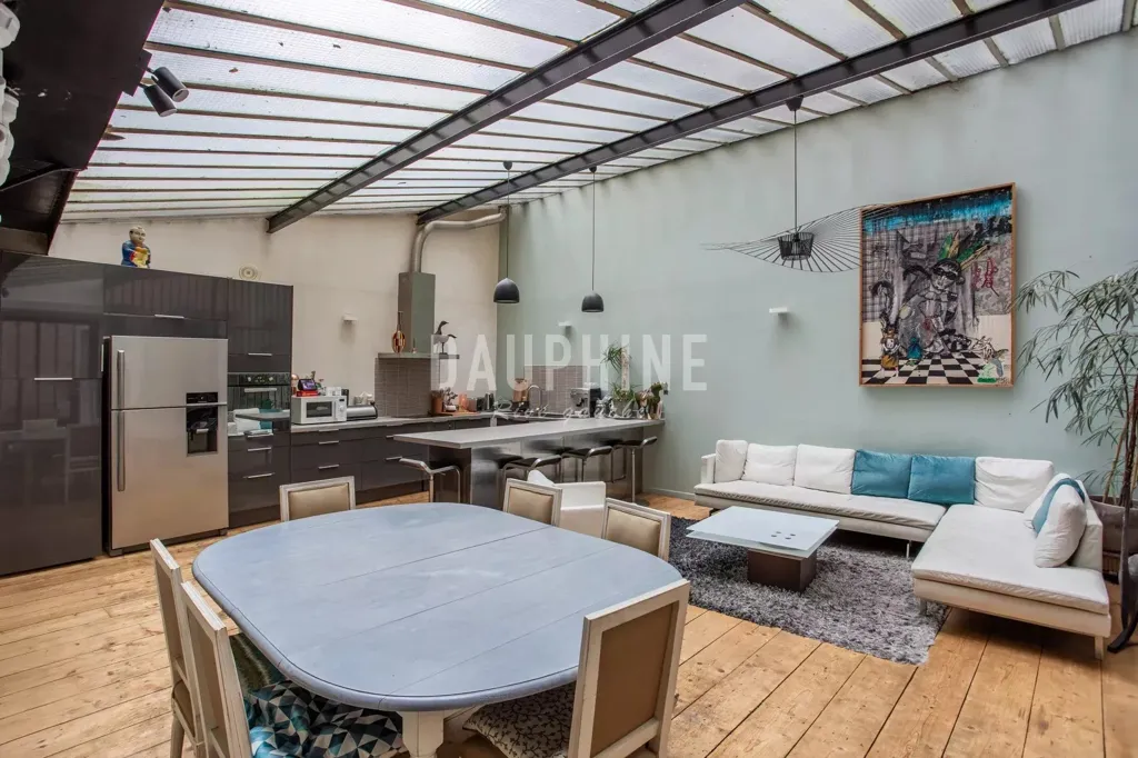 Cuisine - Loft avec Verrière dans le 5ème Arrondissement de Paris