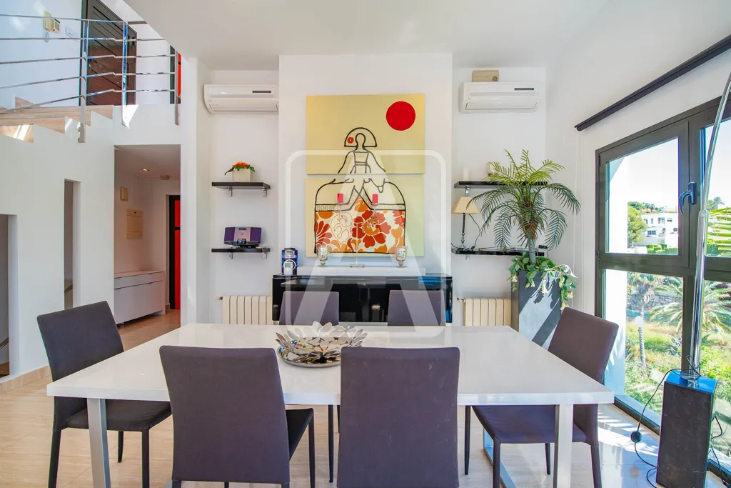Salle à manger - Villa with Sea View in Benissa