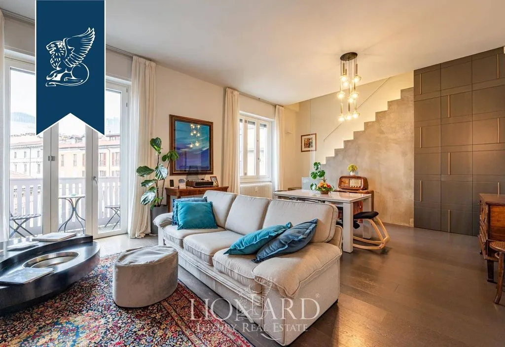Séjour - Luxury Duplex Flat with City Views in Milan