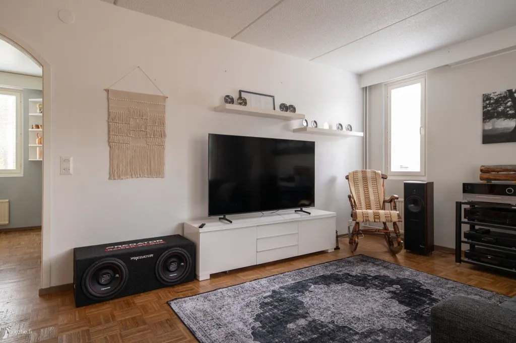 Séjour - Three-Room Flat with South-Facing Terrace in Oulu