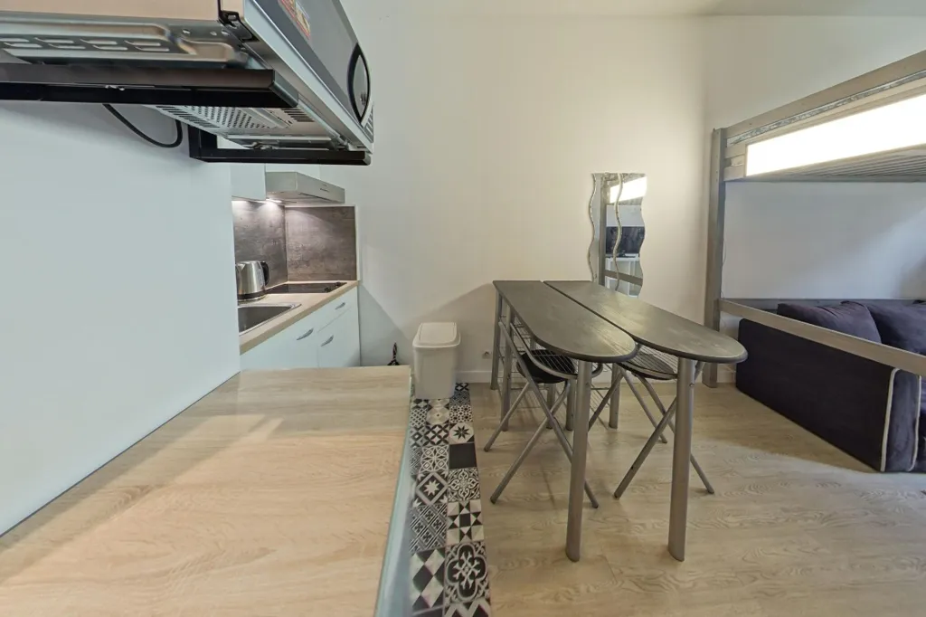 Köök - Refurbished Studio near Houilles Station