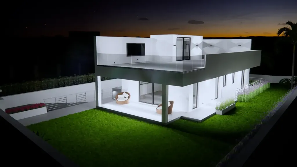 Modern Villa with Pool in Palermo