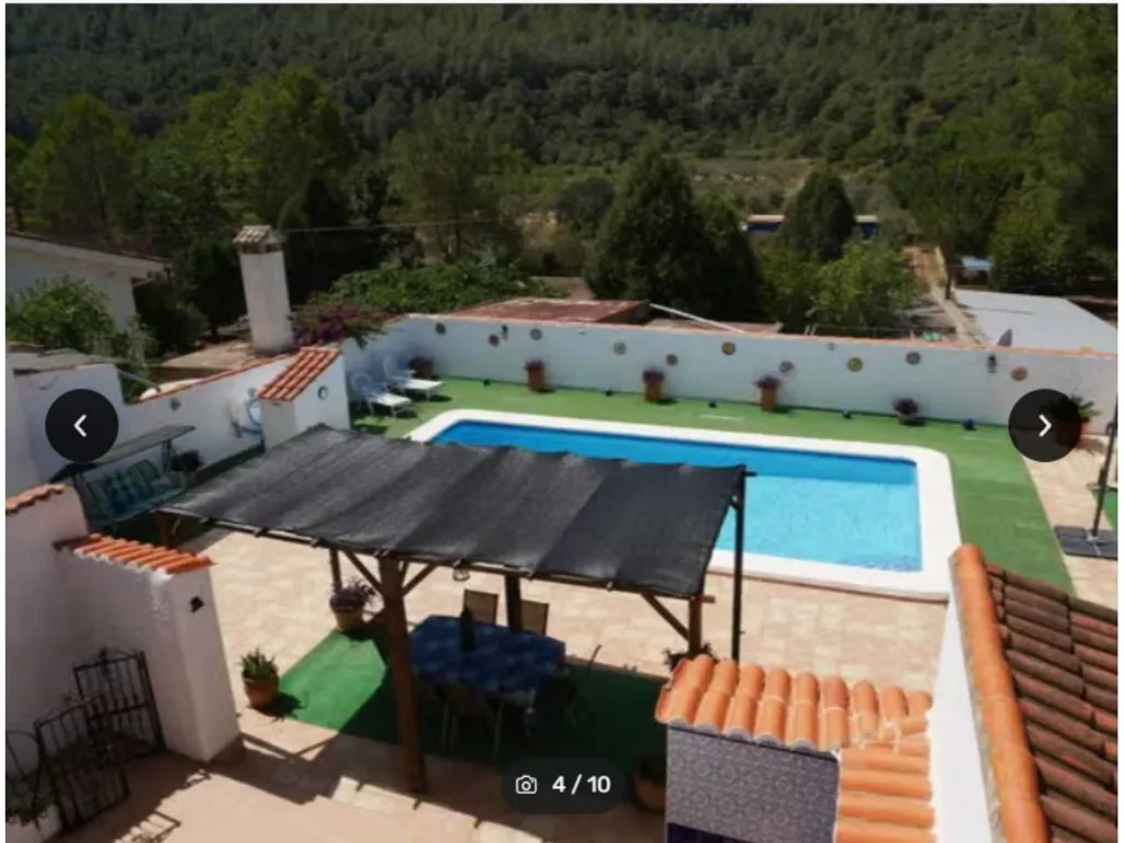 Vue aérienne - Chalet with Private Pool in Barx