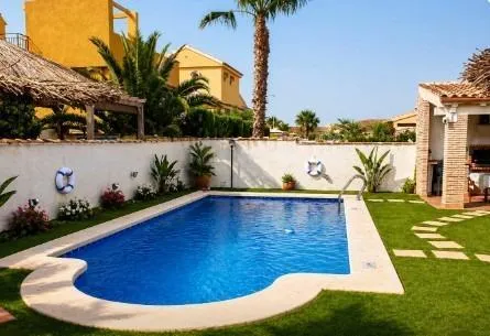 Piscine - Villa with Pool and Jacuzzi in Camposol, Mazarrón