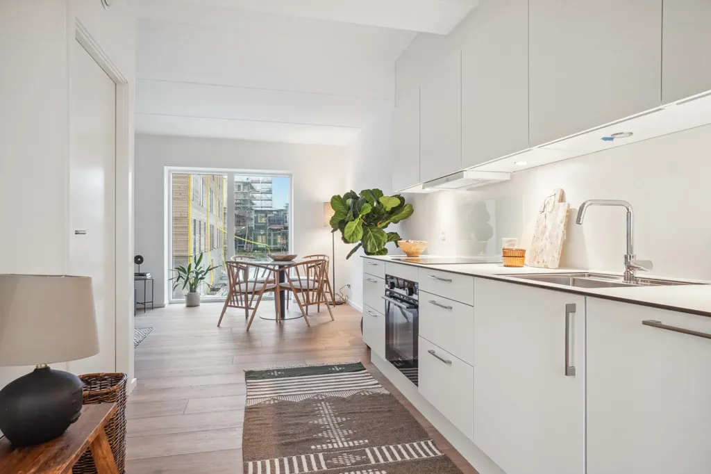 Cuisine - 1-Bed Flat with Balcony in Hørsholm
