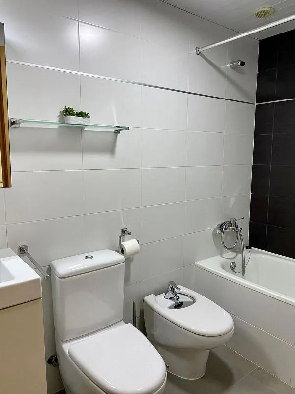 Salles de bain - 1-Bedroom Apartment with Pool in Moncófar Beach