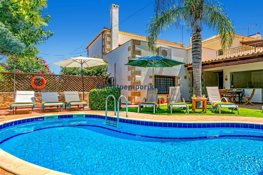 Piscina - Villa with Pool in Kolymvari, N. Chania