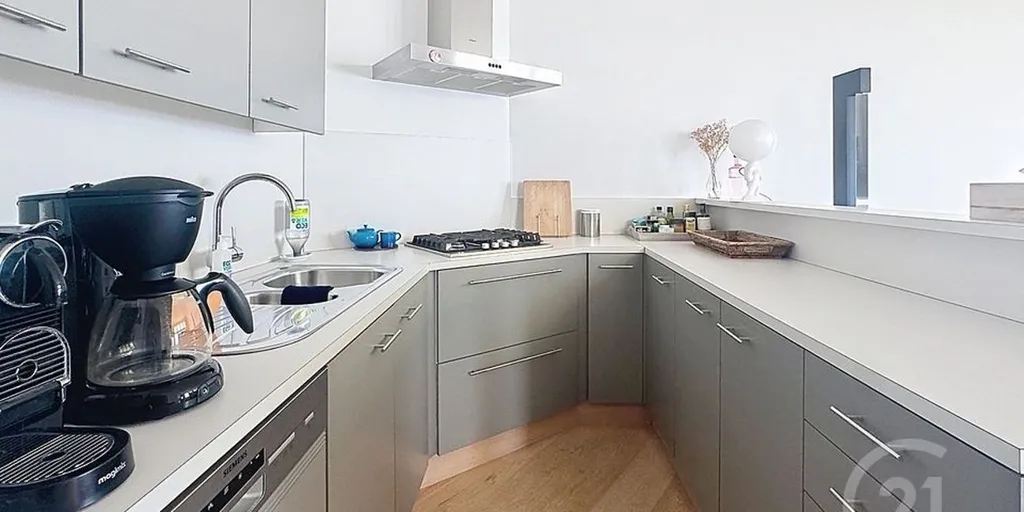 Cuisine - Appartement avec Vue Mer à Westende