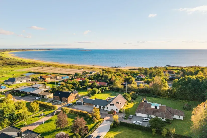 Aerial - Generous Villa with Sea View in Ringenäs