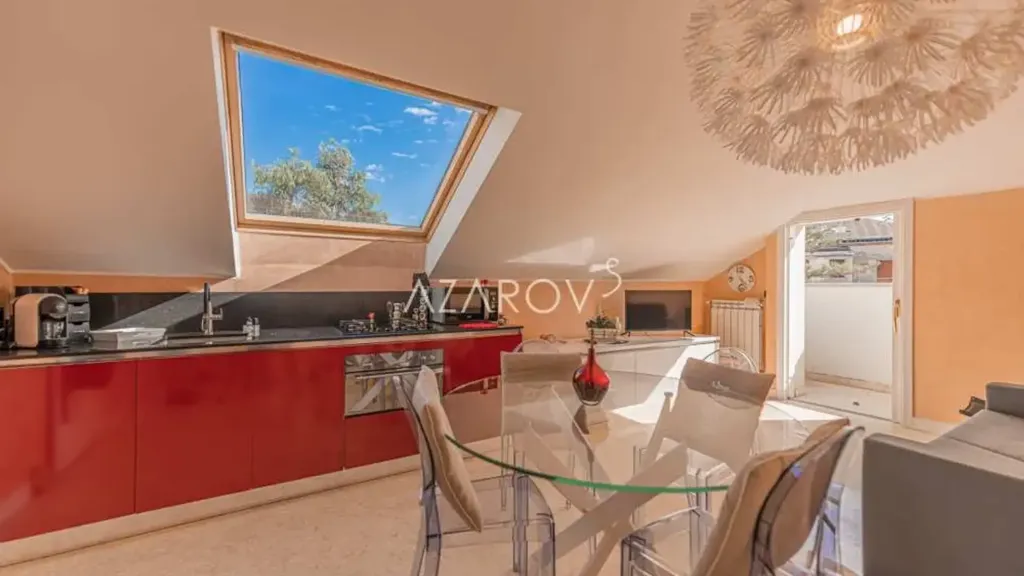 Kitchen - Sea View Apartment in Sanremo