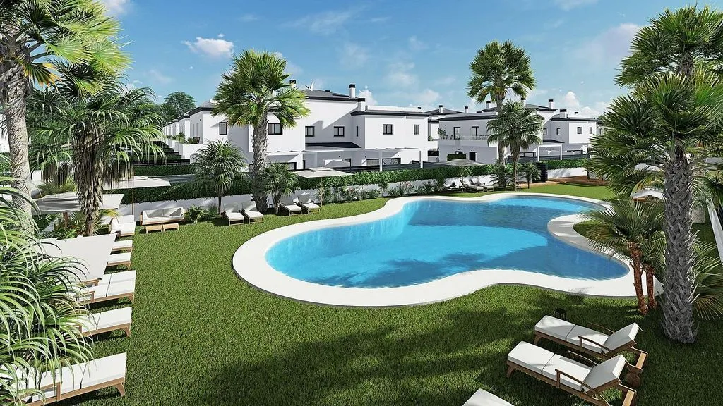 Piscine - Contemporary Chalet with Pool in Gran Alacant