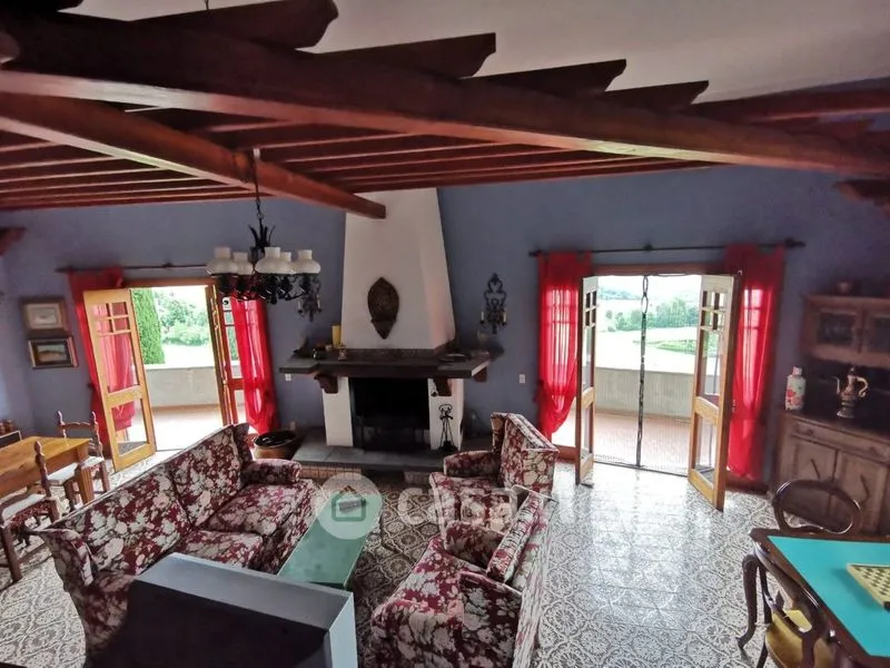 Soggiorno - Panoramic Villa with Pool in Travo