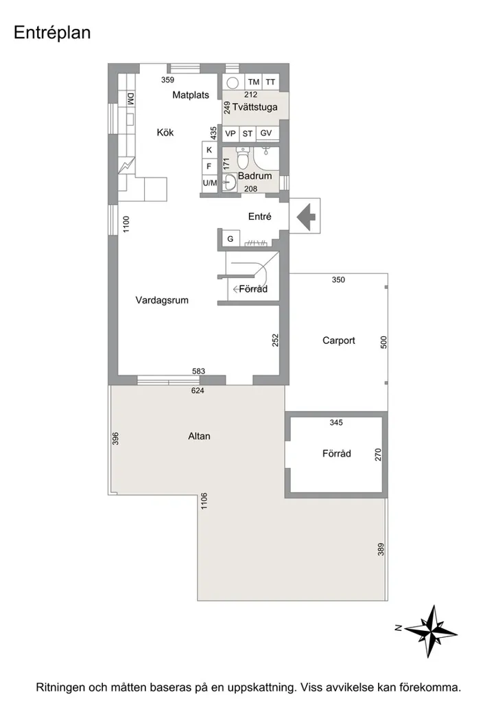 Floor Plan - Modern Villa with Garden in Sunny Location