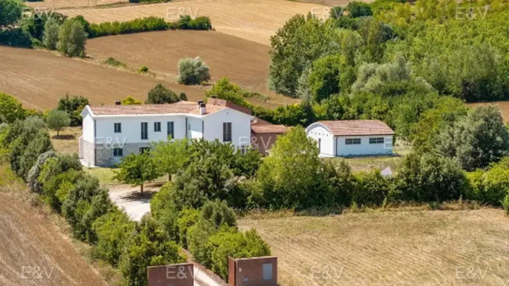 Vue aérienne - Rustic Villa with Garden in Perugia