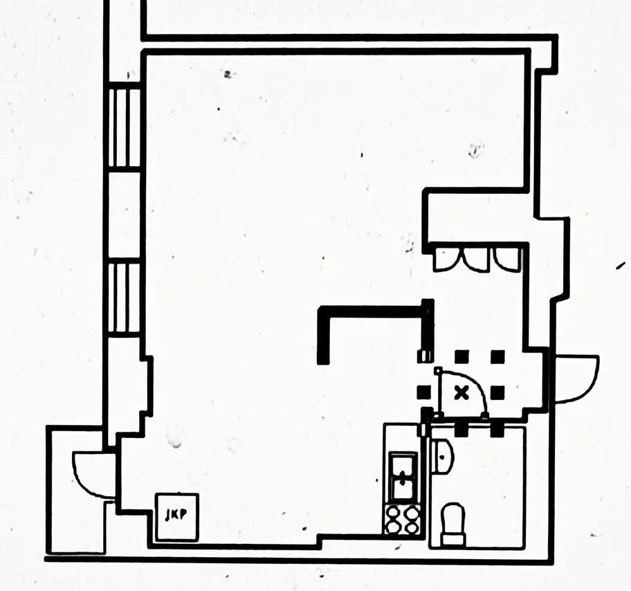 Plan - Spacious Studio with Balcony in Oulu