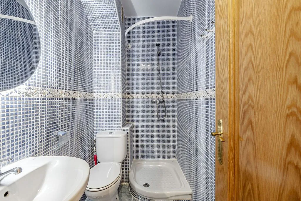 Salles de bain - 3-Bedroom Flat with Terrace in Aluche