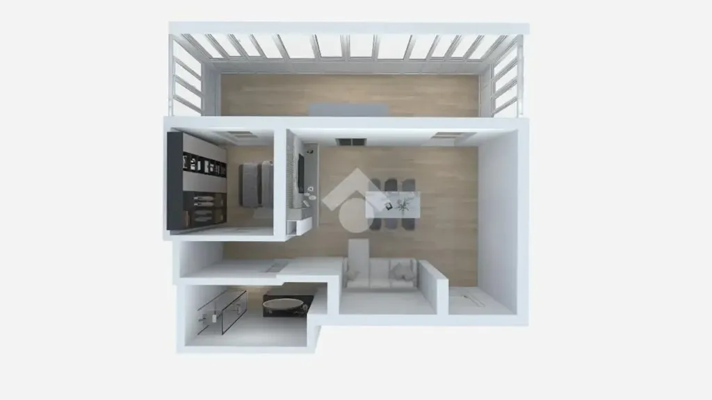 Plan - Apartment with Terraces in Palermo