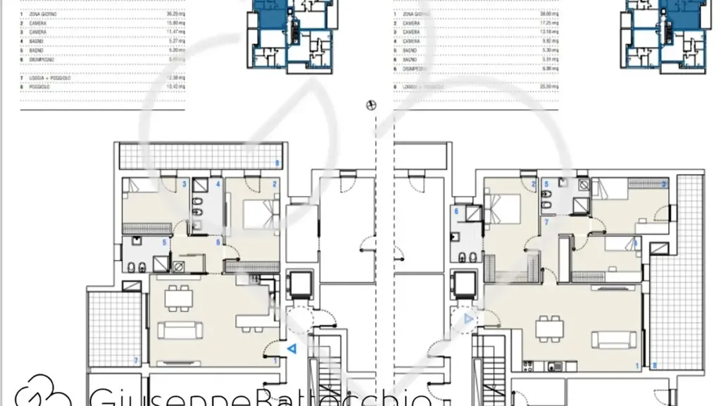 Plaan - Apartment with Terraces in Parco Ducale, Treviso