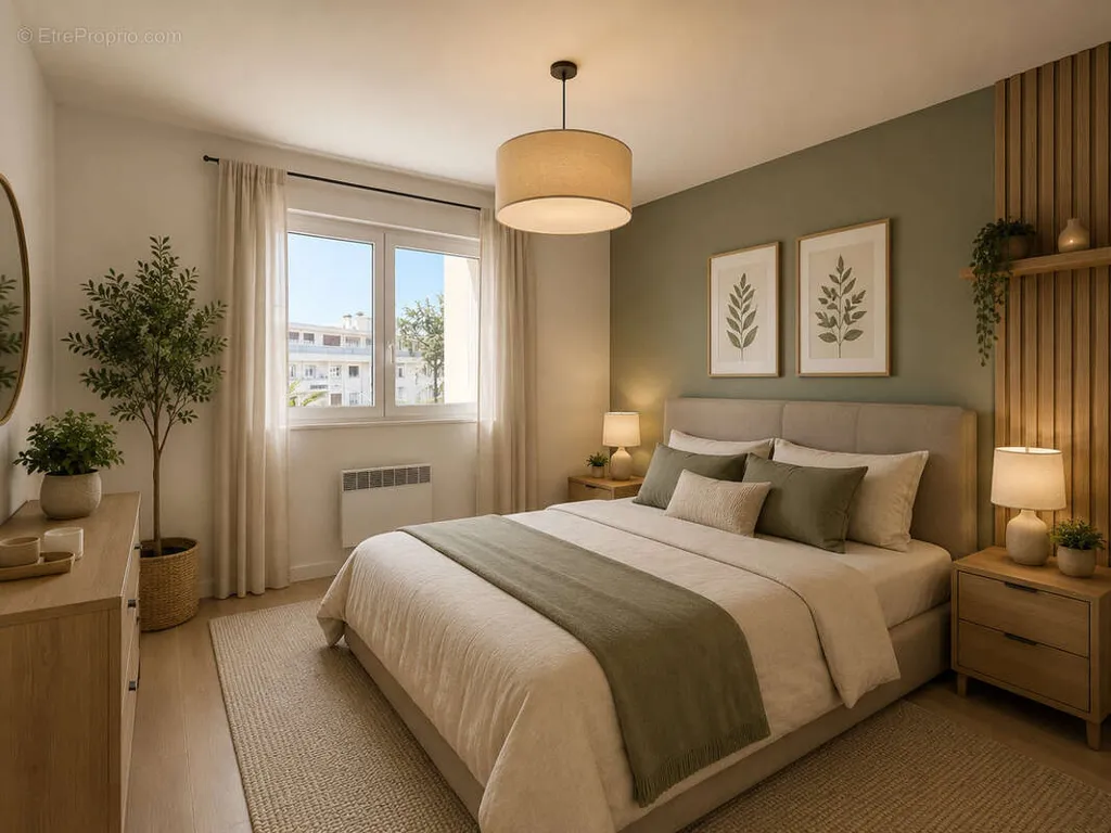 Chambres - Appartement T3 avec Balcon Sud aux Sablettes