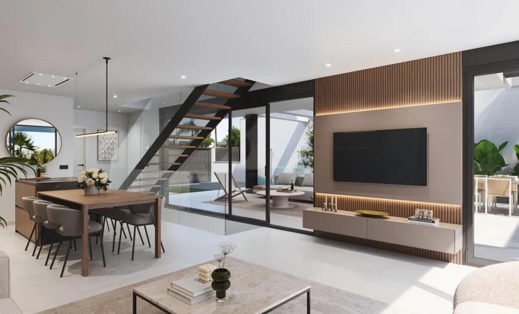 Wohnzimmer - Contemporary Villa with Private Pool in Dolores de Pacheco