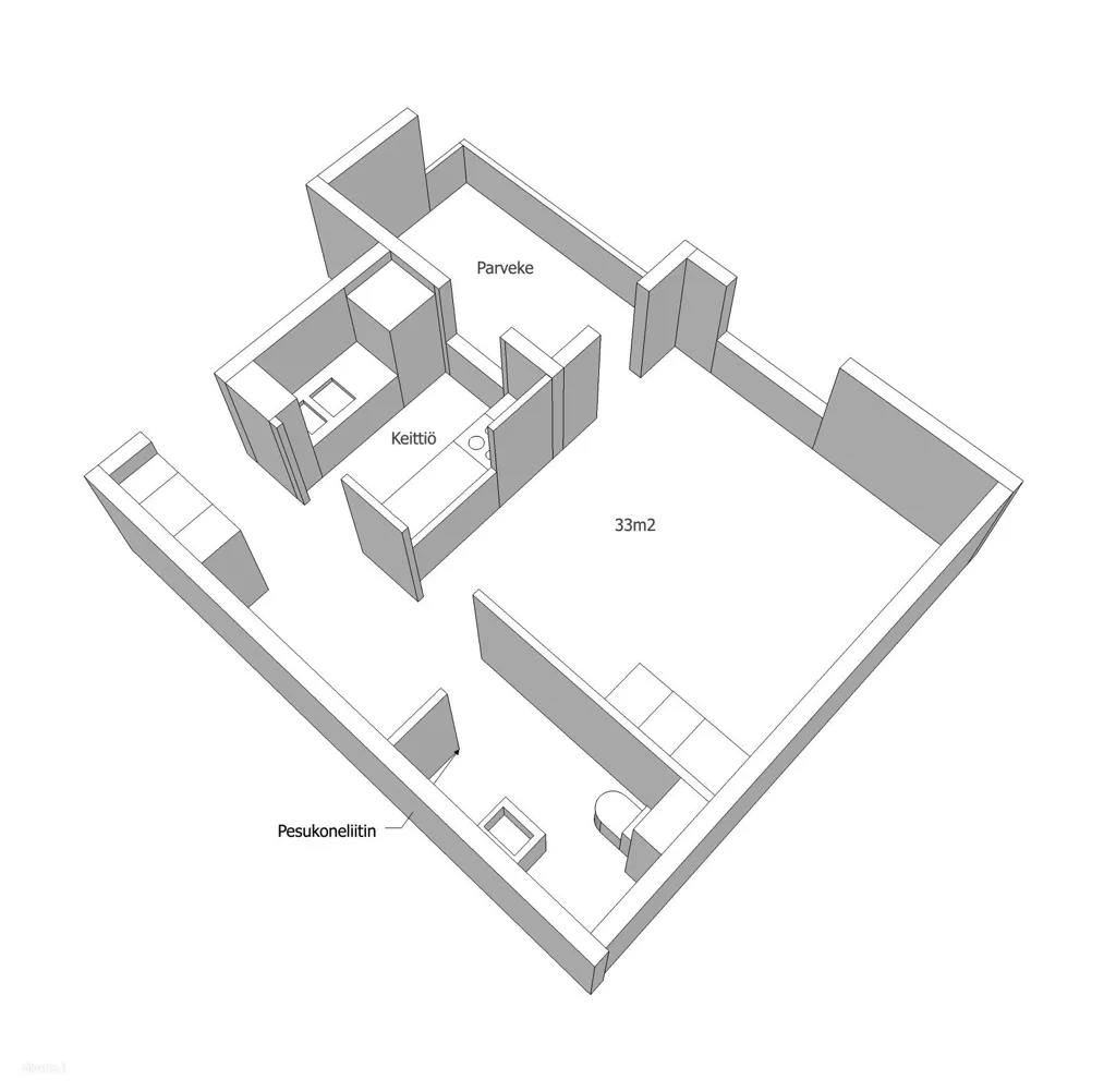Plaan - Apartment with Balcony in Kypärämäki, Jyväskylä