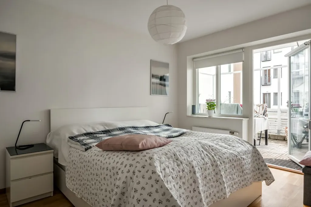 Camere da letto - City Flat with Terrace in Stockholm