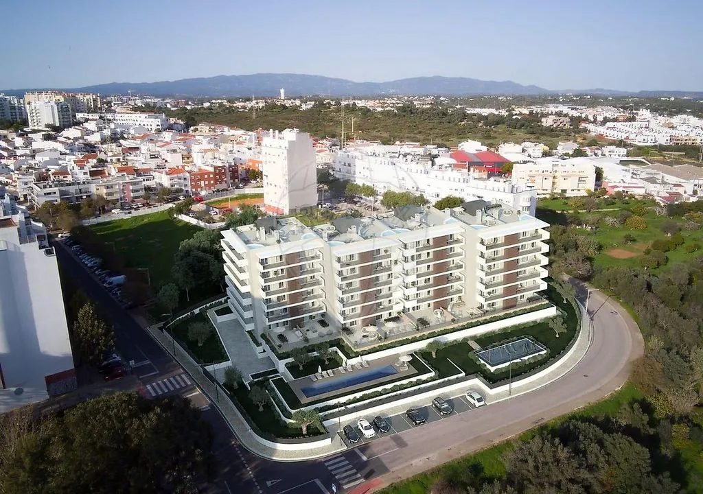 Aerial - Luxury Flat with Pool in Portimão