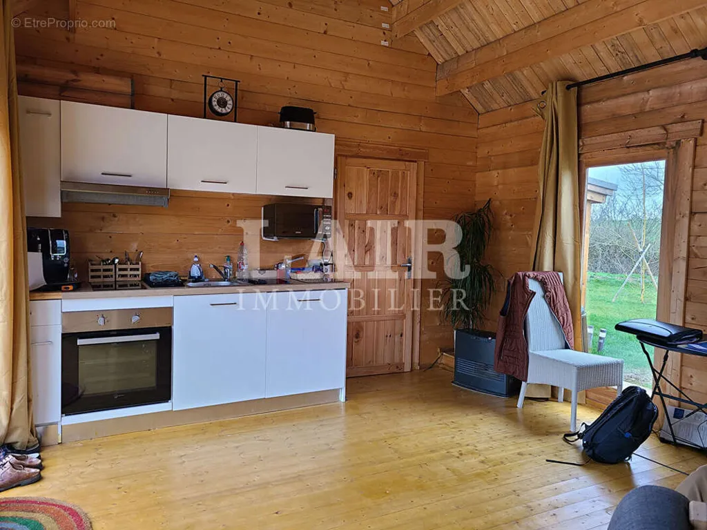 Kitchen - Chalet with Garden and Spa near Ecouché