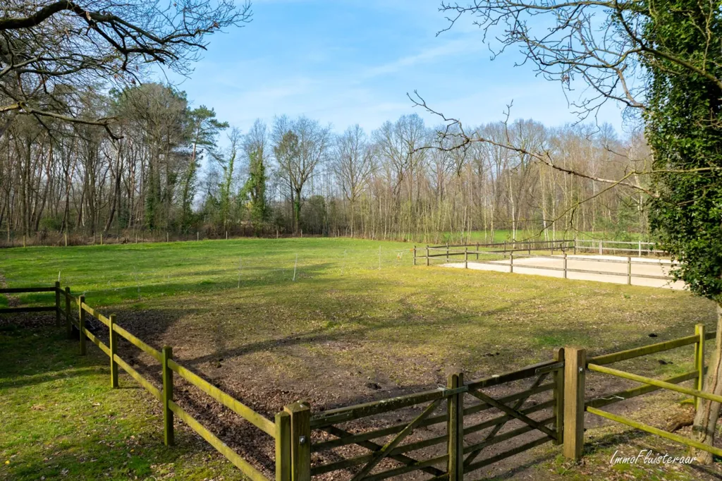 Jardin - Villa avec Piste Éclairée et Stalles à Geel
